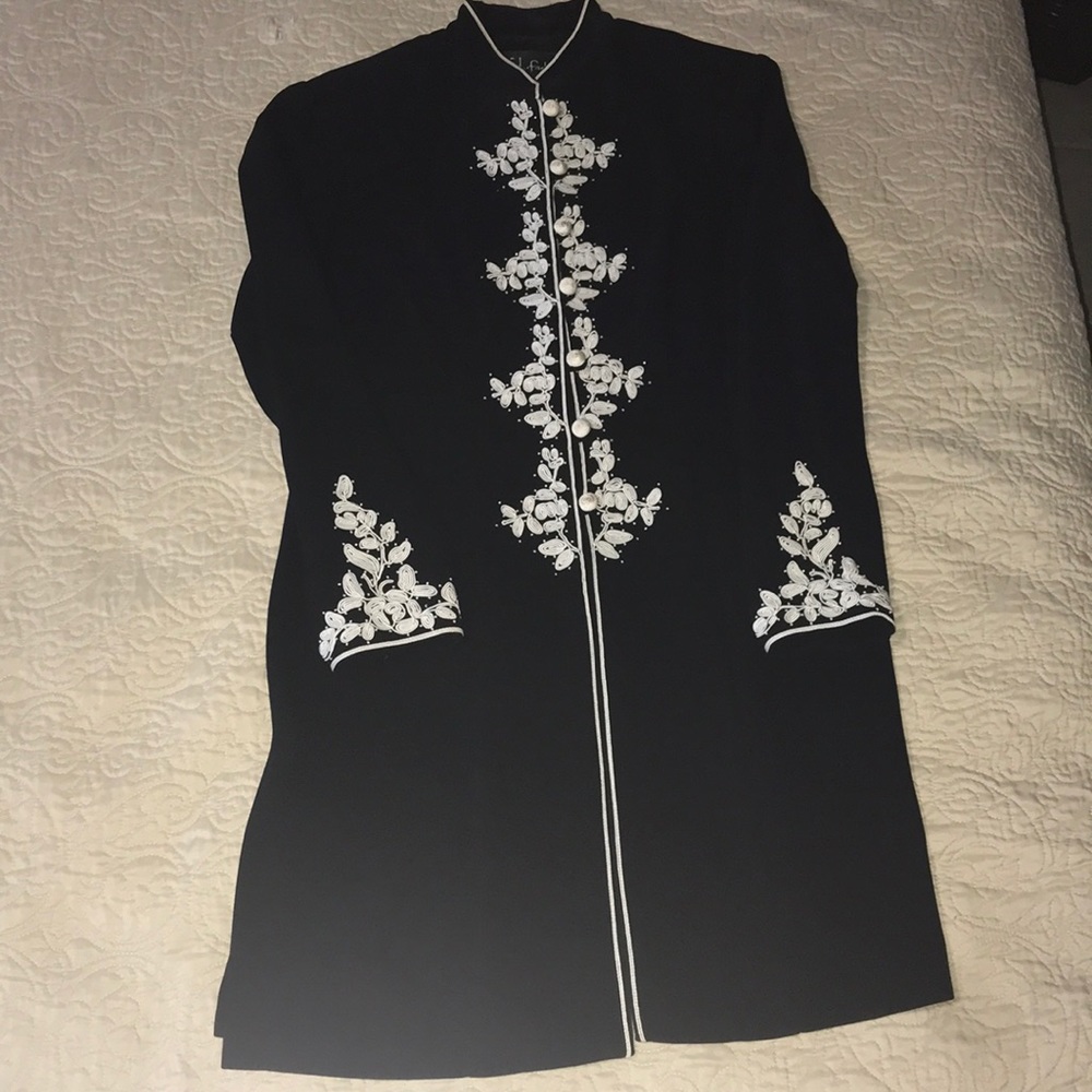 black unique blazer